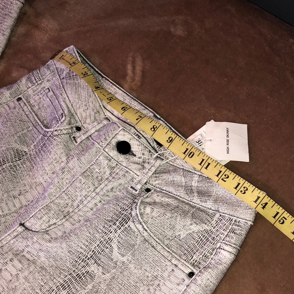 Zara Snake Print Skinny Jeans - Picture 3 of 11
